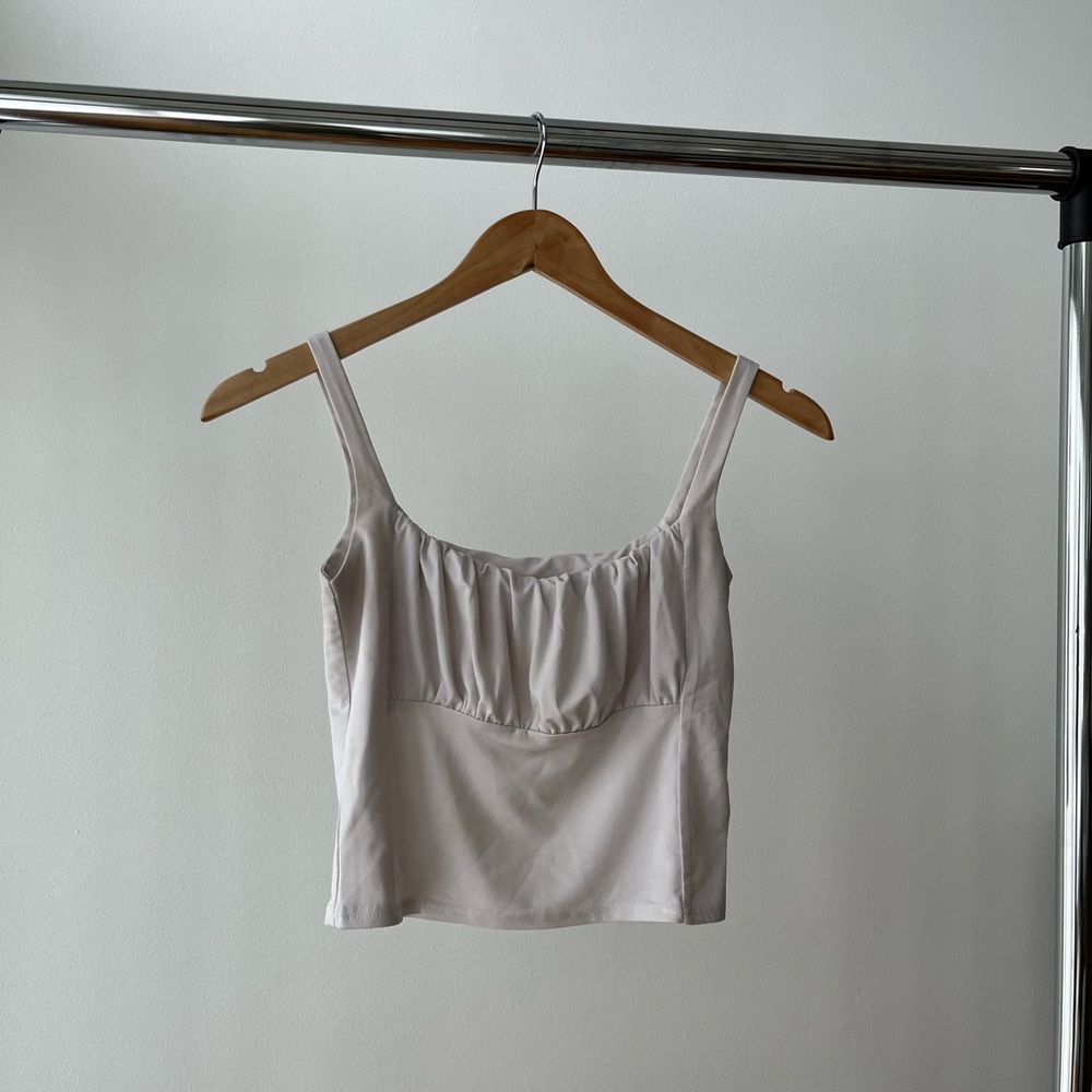 White tank top
